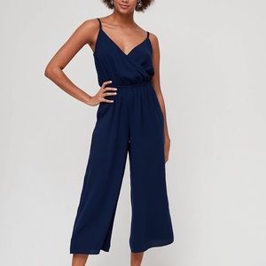 COPY - Aritzia Wilfred Melodie Jumpsuit Deep Blue XS